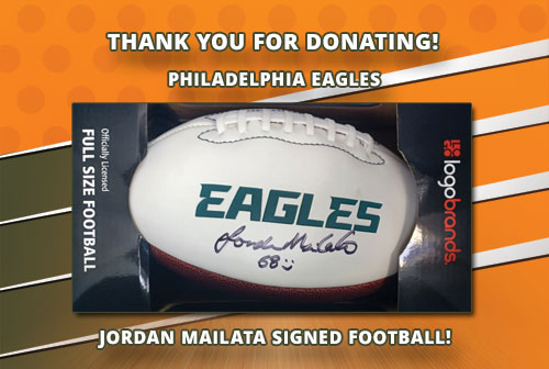 Philadelphia Eagles Thank you for donating