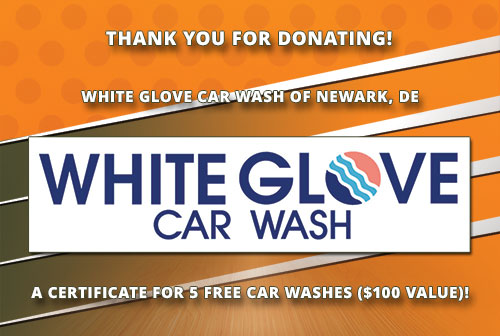 White Glove Car Wash of Newark, DE Thank you for Donating